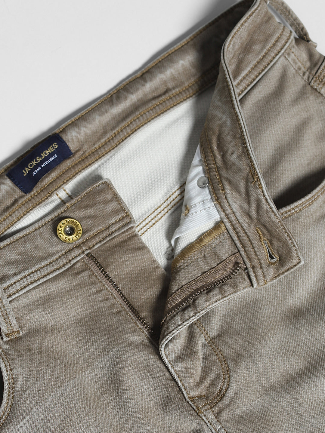 JACK&JONES Brown Regular Fit Jeans