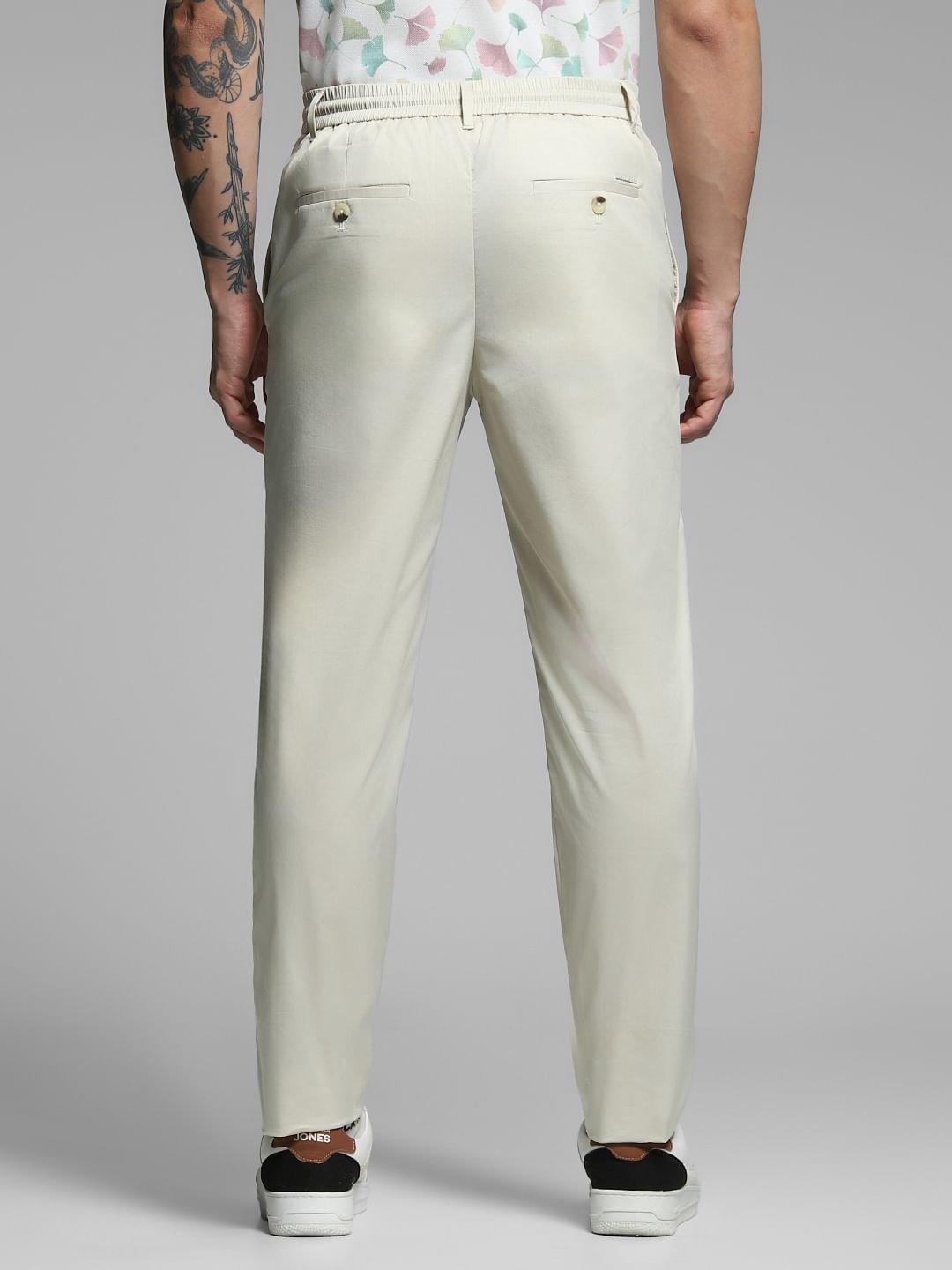 Light Green Mid Rise Pants