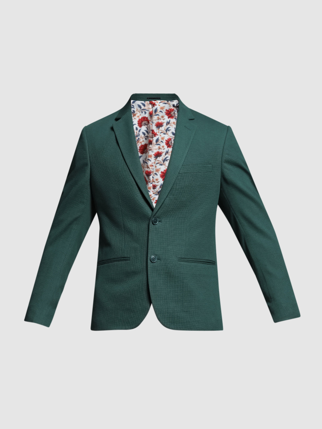 Turquoise Tailored Slim Fit Blazer