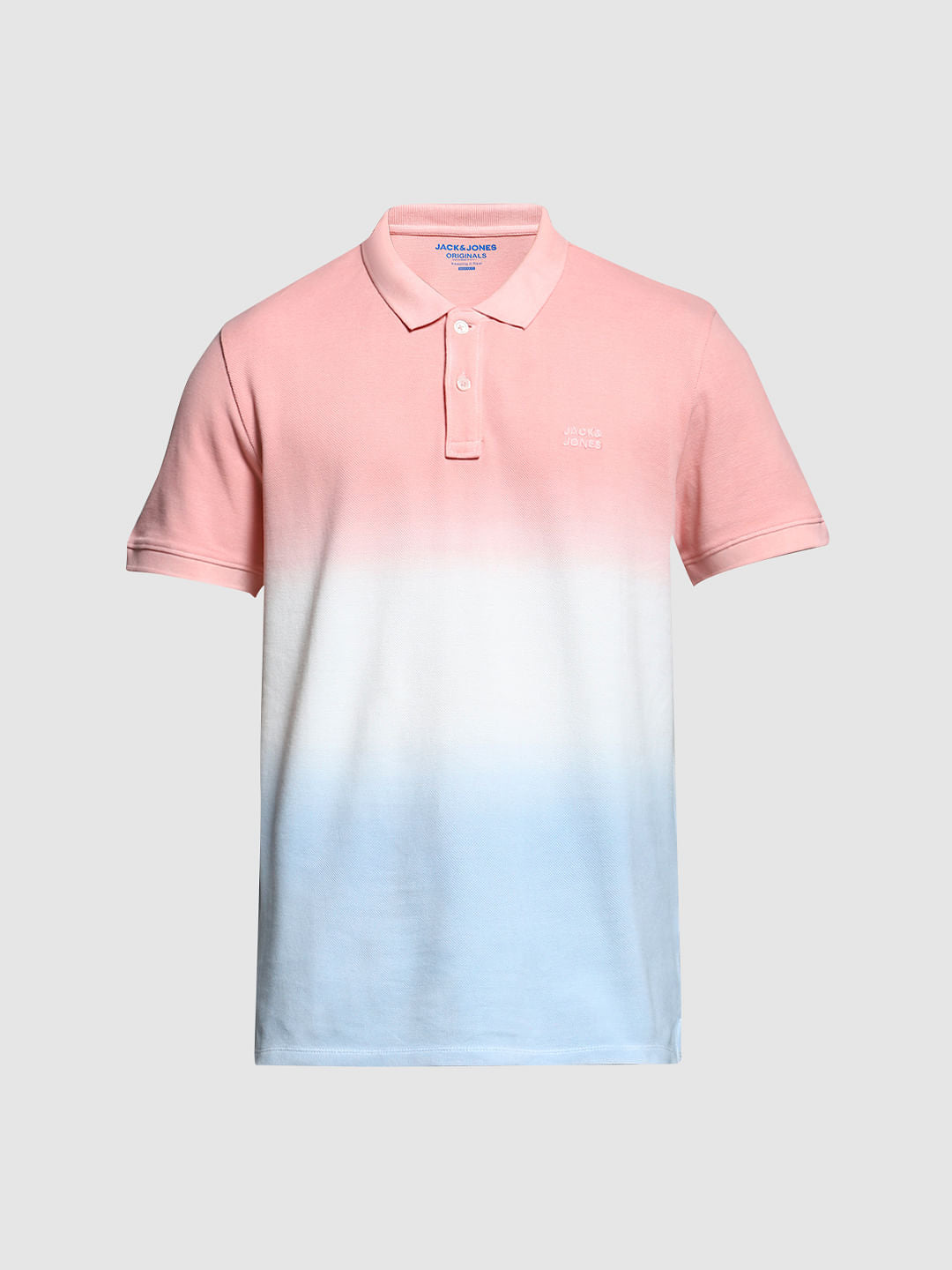 Pink Ombre Cotton Polo