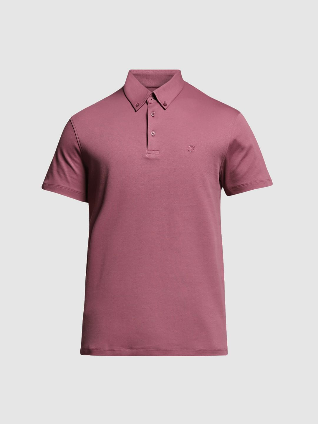Dark Plum Cotton Polo
