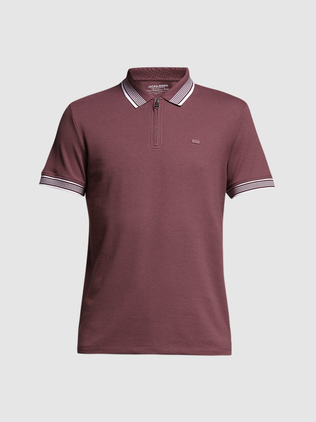 JACK&JONES Regular Fit Textured T-Shirts