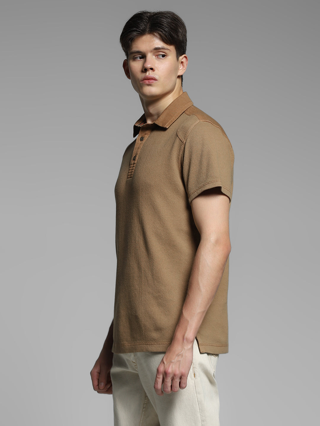 JACK&JONES Brown Cotton Polo