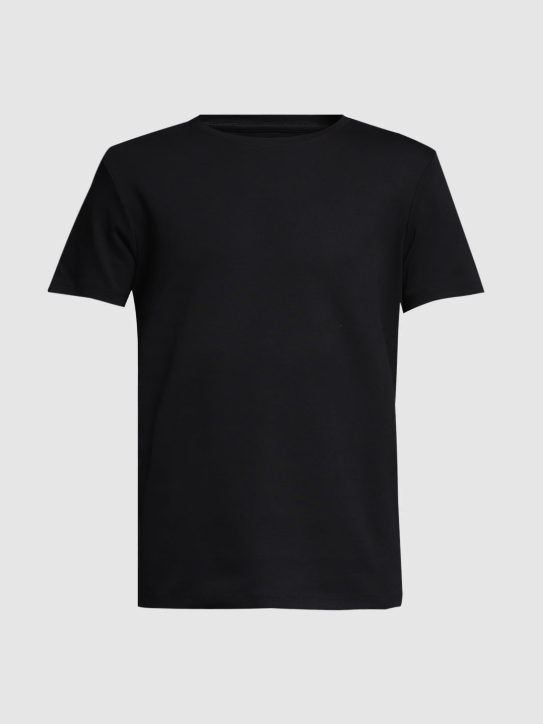 JACK&JONES Black Regular Fit Placement Print T-Shirts