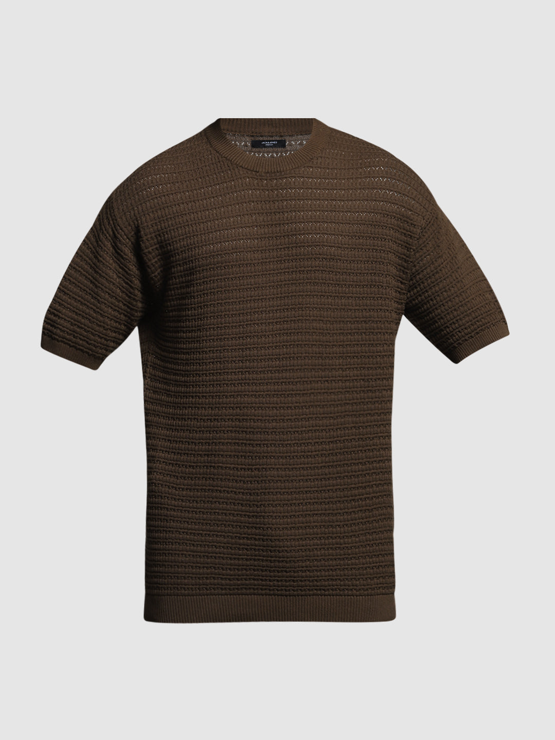 Dark Brown Cotton Oversized T-shirt