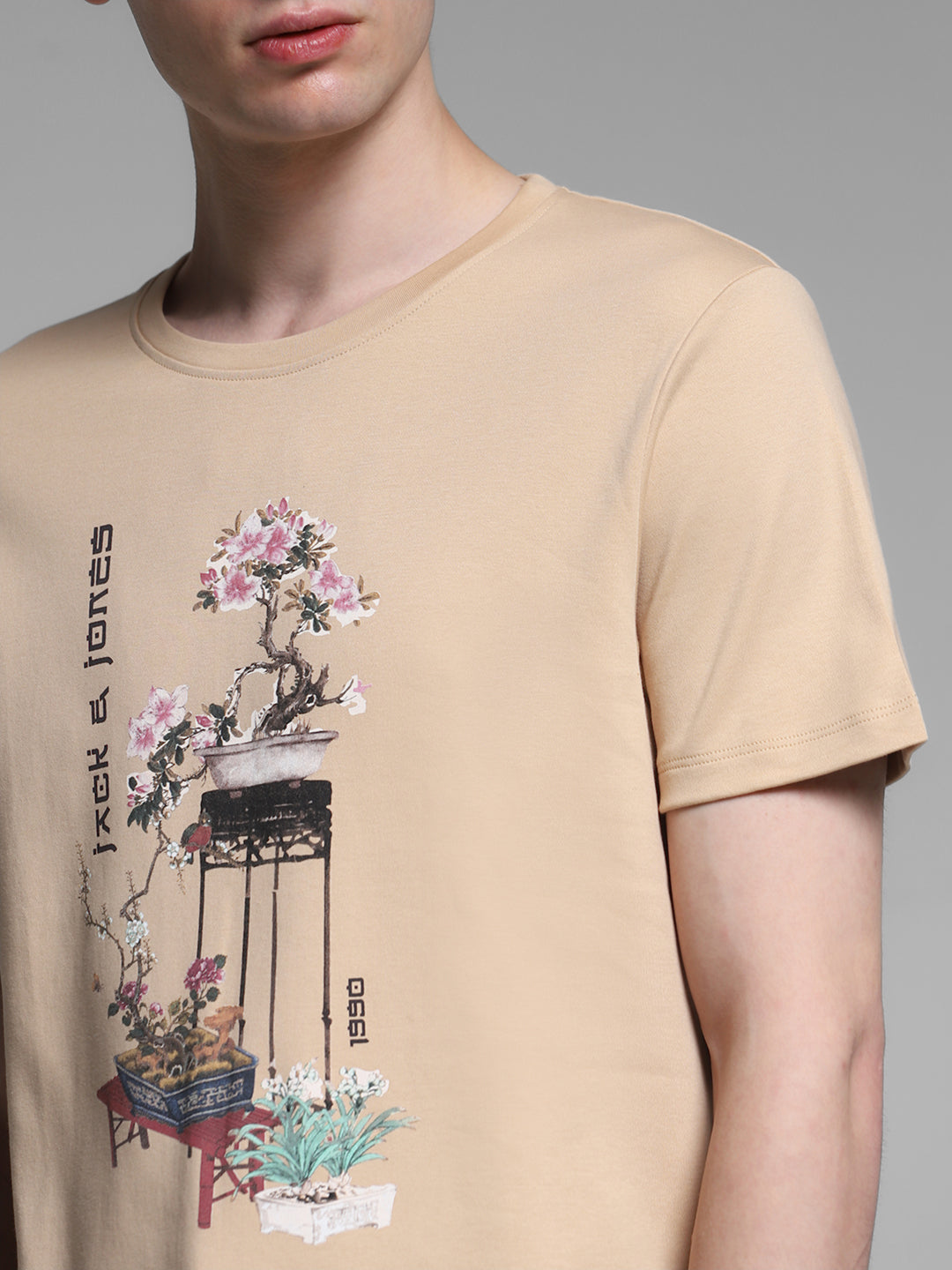 Cotton Printed Crew Neck T-shirt