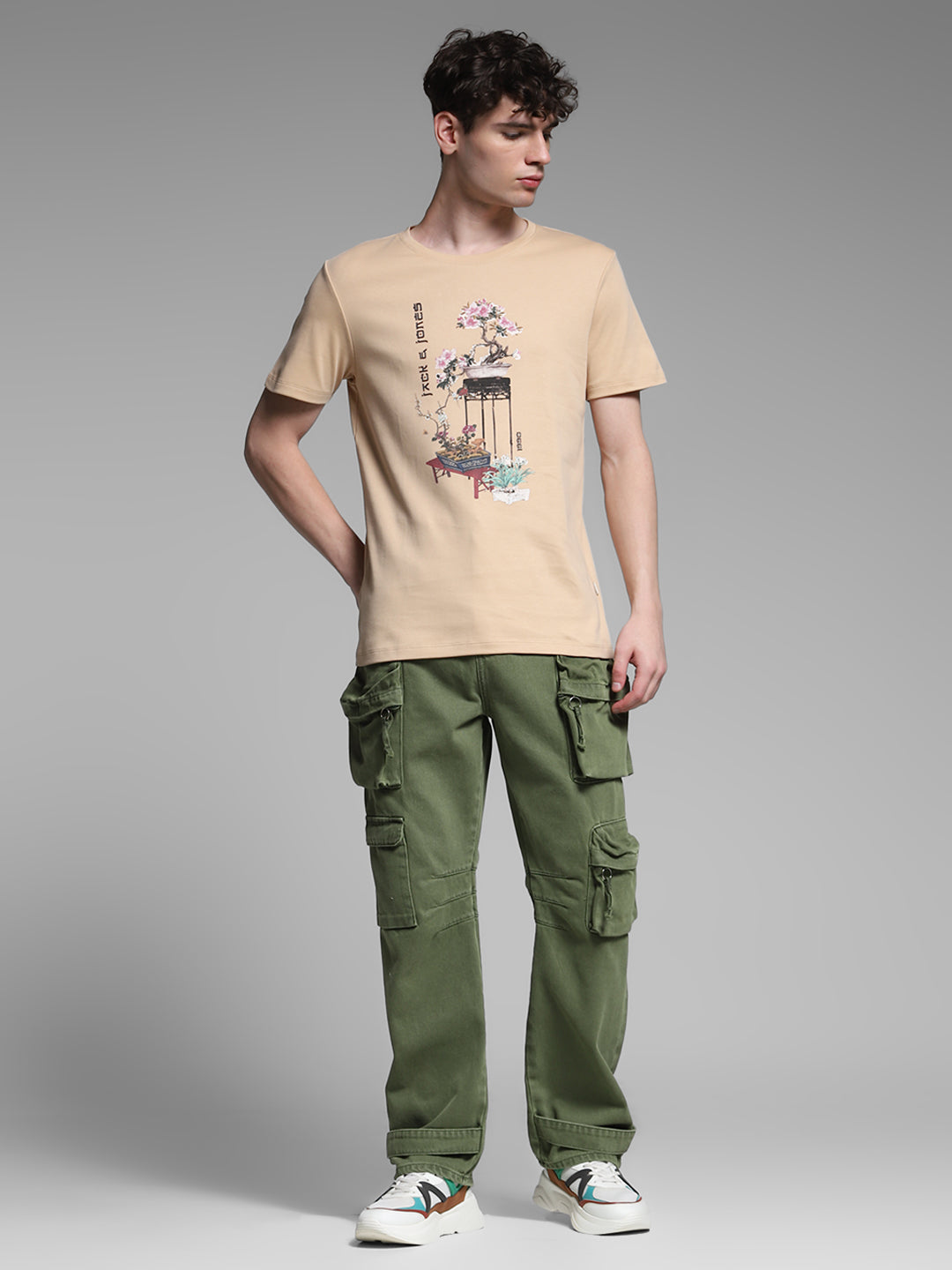 Cotton Printed Crew Neck T-shirt