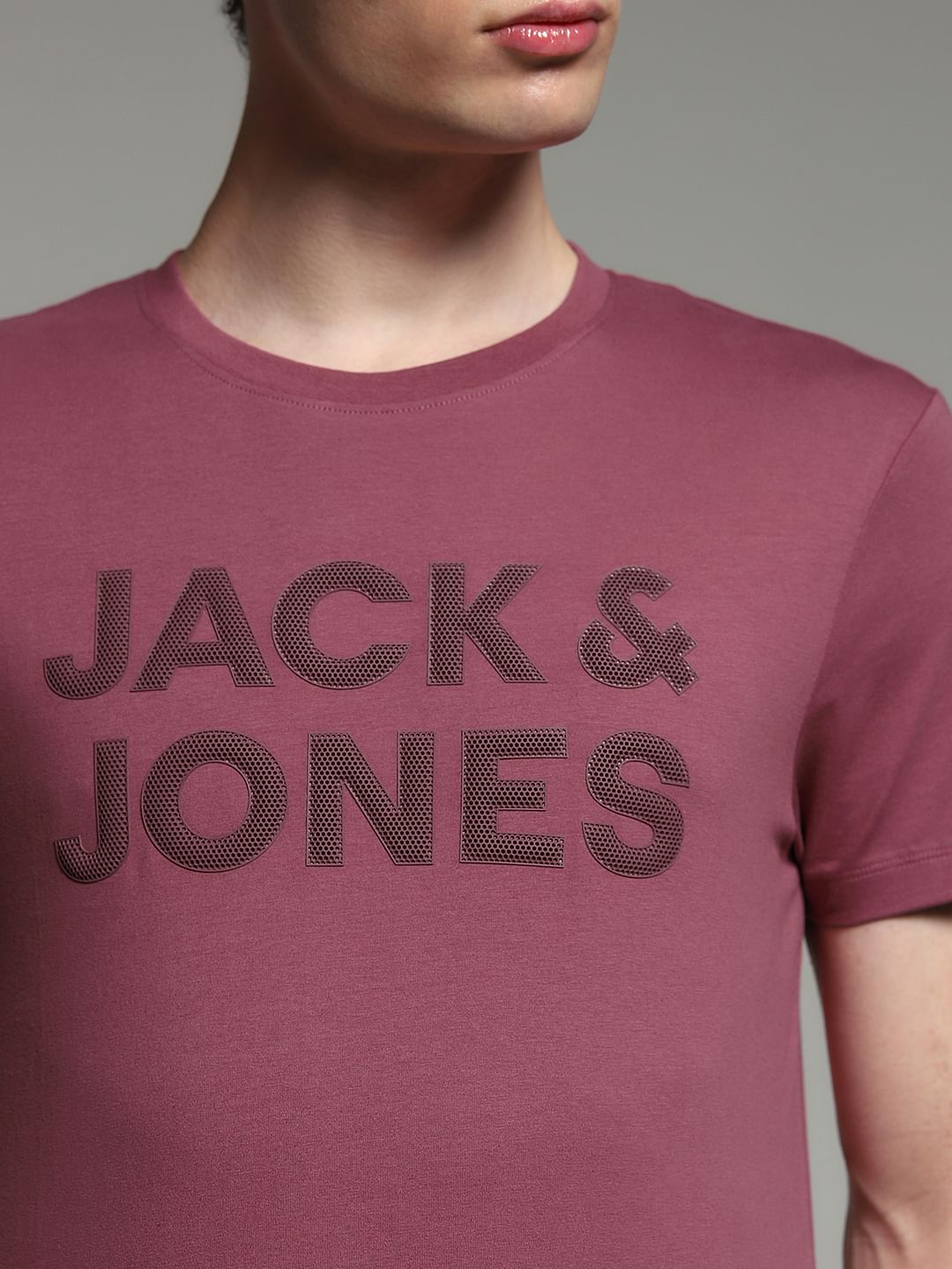 Red Logo Print T-shirt