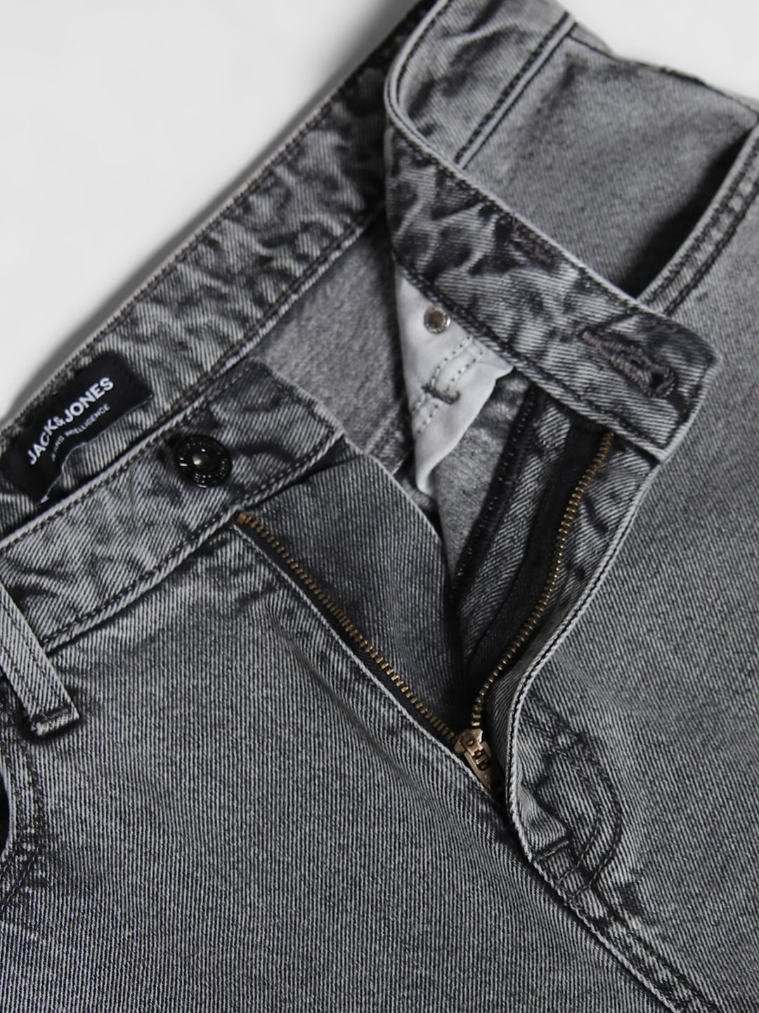 Dark Grey High Rise Dario Loose Fit Jeans
