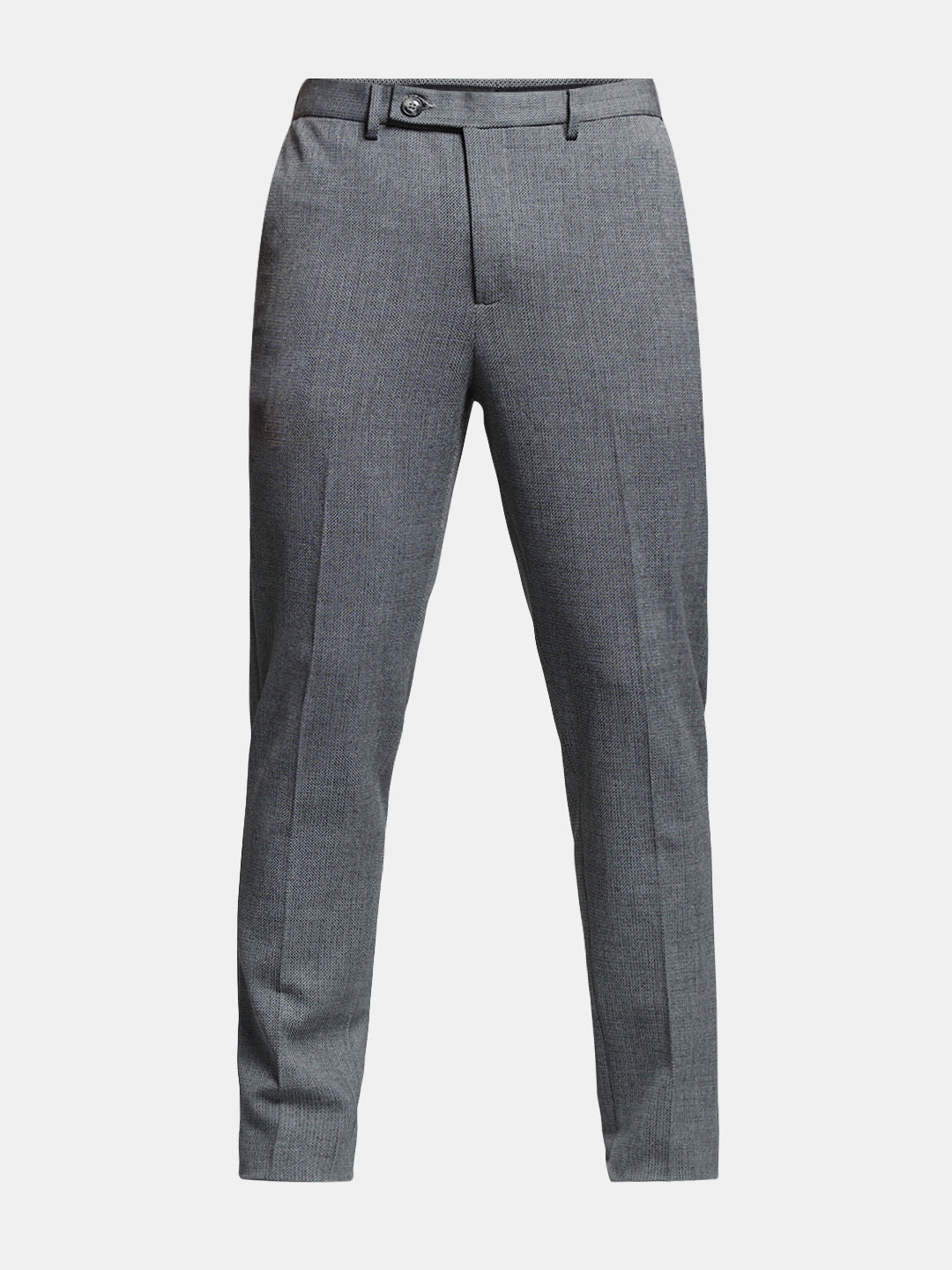 Dark Grey Mid Rise Slim Fit Pants