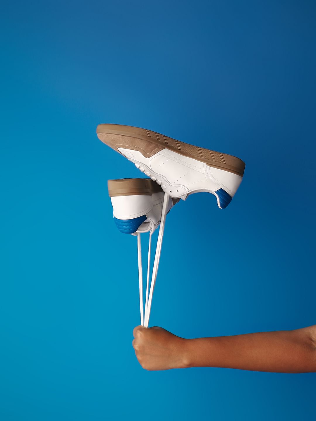 White Premium Leather Sneakers - 40