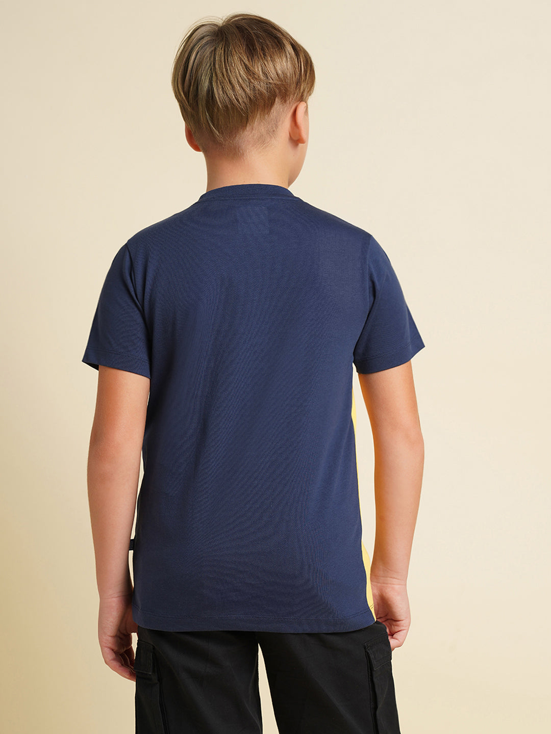 JACK&JONES JUNIOR Boys Yellow SpongeBob Print T-shirt