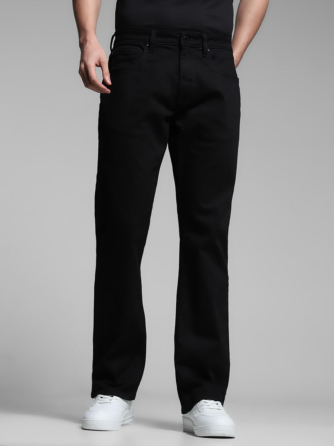 Black Cliff Bootcut Jeans - 28/30