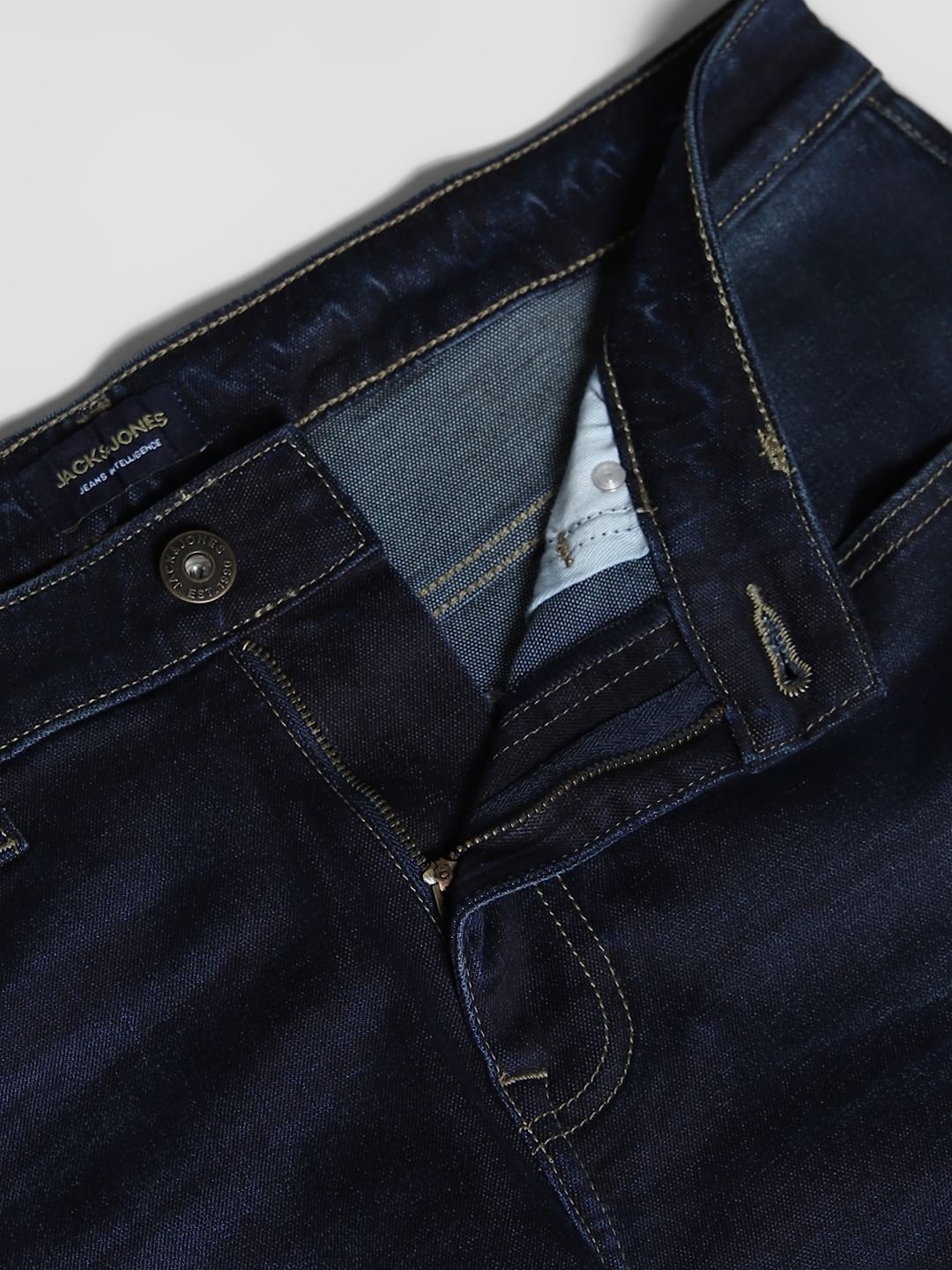 Dark Blue Cliff Bootcut Jeans
