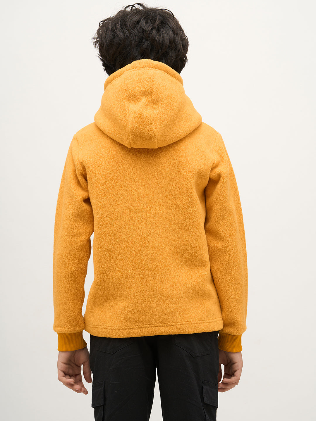 Boys Logo Print Hooded Sweatshirt