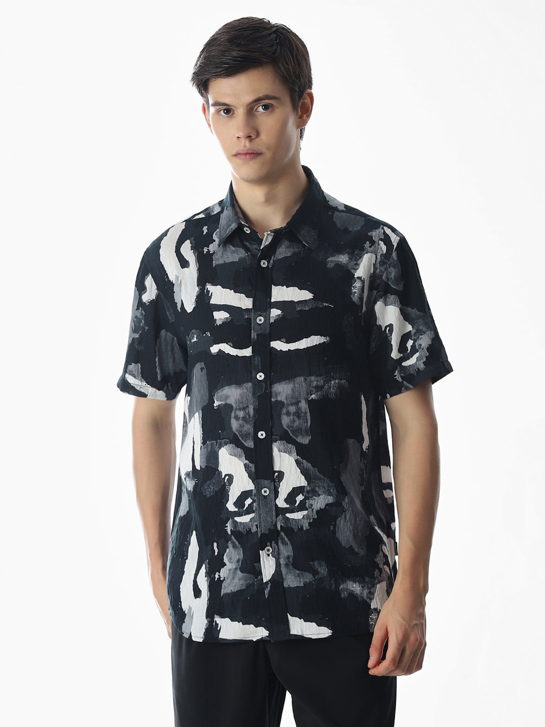 Comfort Fit Printed Shirt