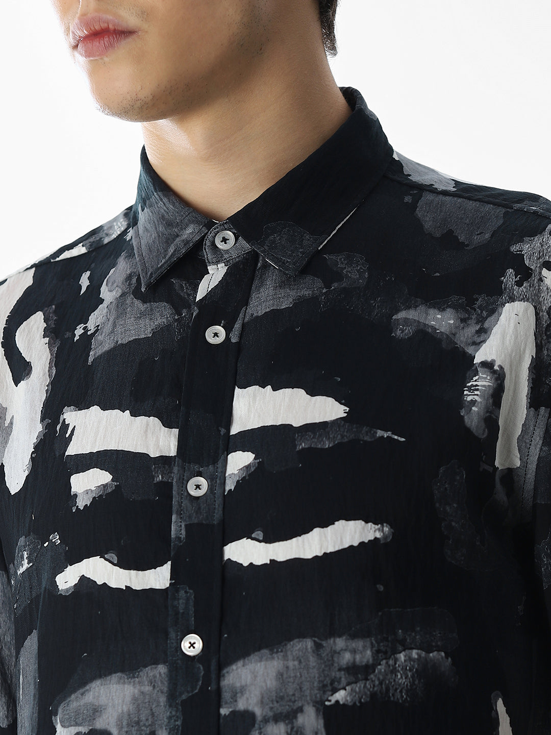 Comfort Fit Printed Shirt