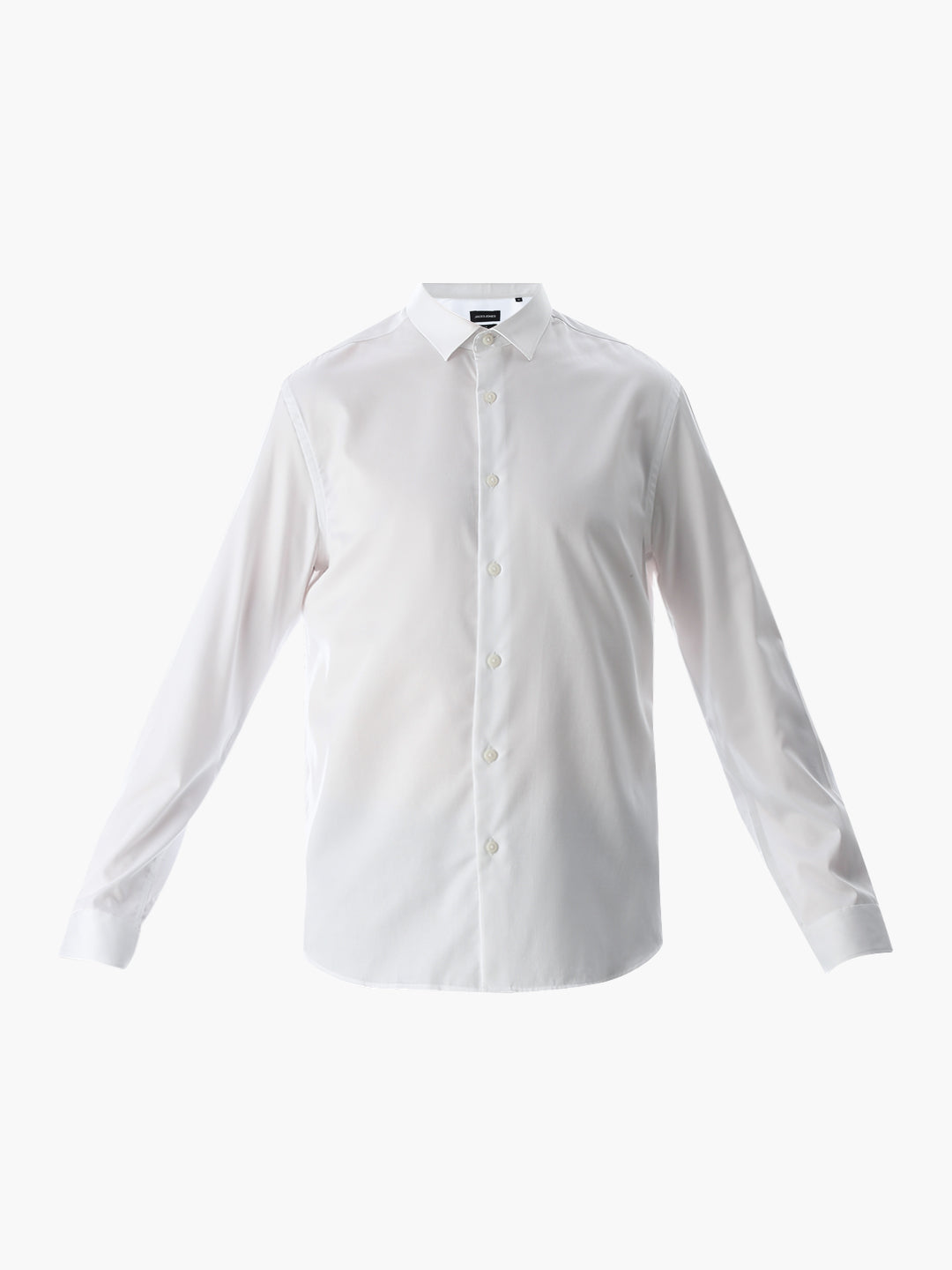 Stretch Slim Fit Full Sleeves Shirt - White