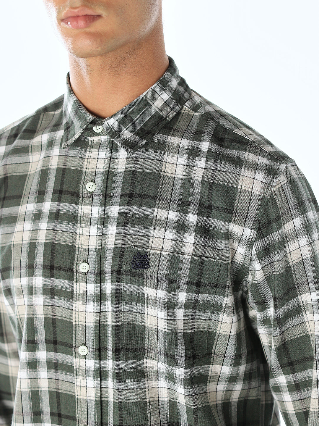 Check Print Cotton Shirt