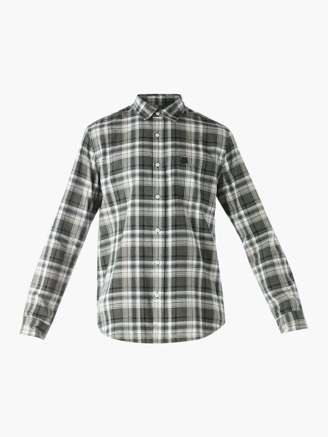 Check Print Cotton Shirt