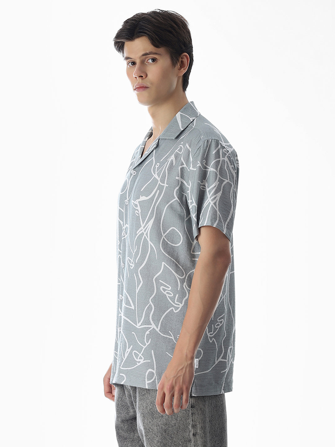 Comfort Fit Printed Shirt