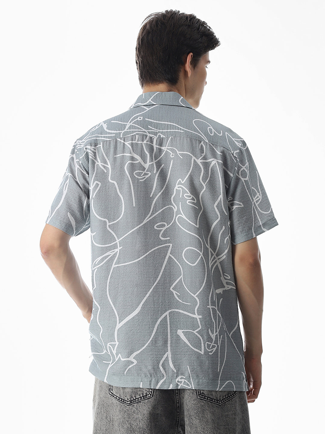 Comfort Fit Printed Shirt