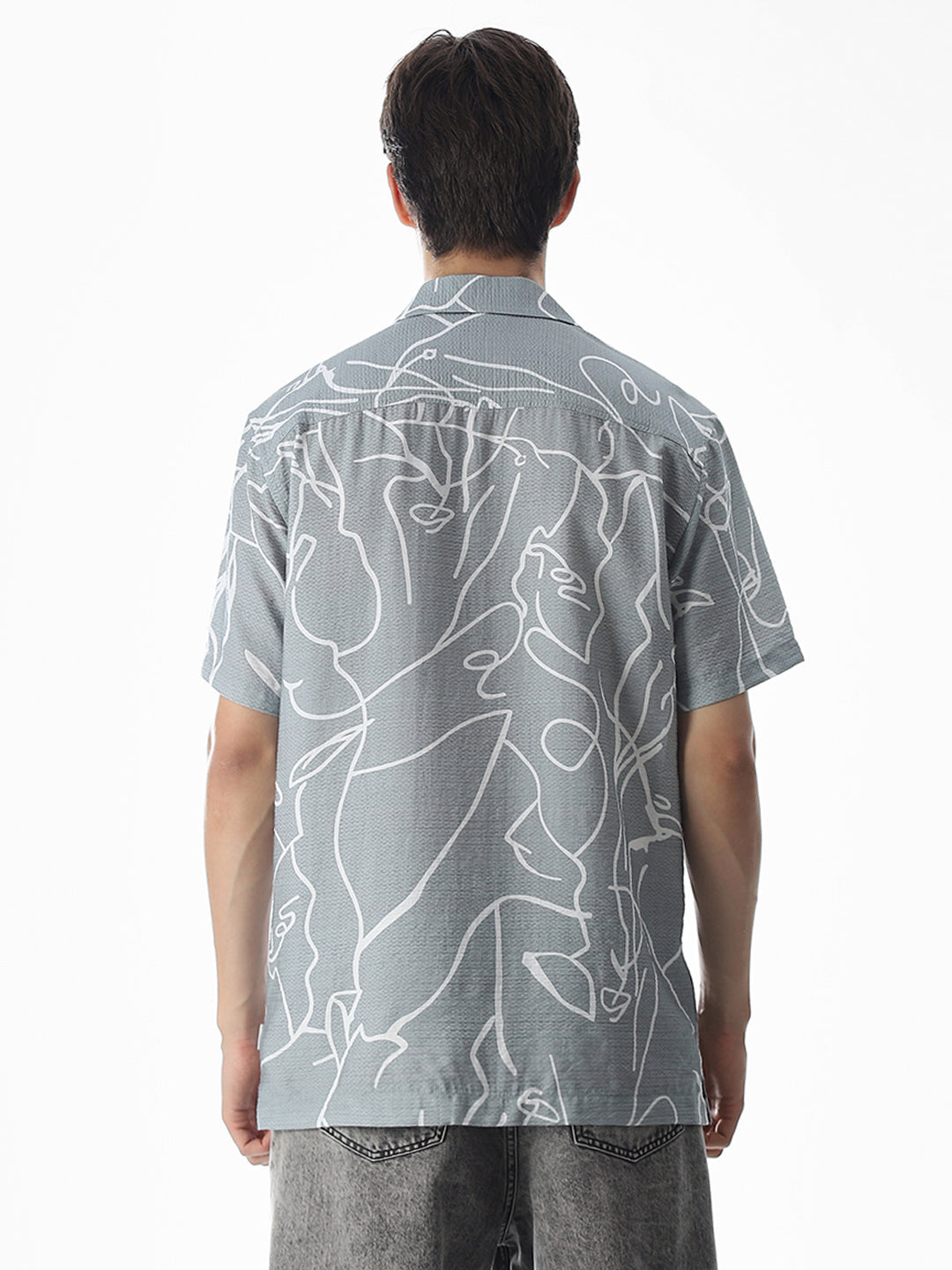 Comfort Fit Printed Shirt