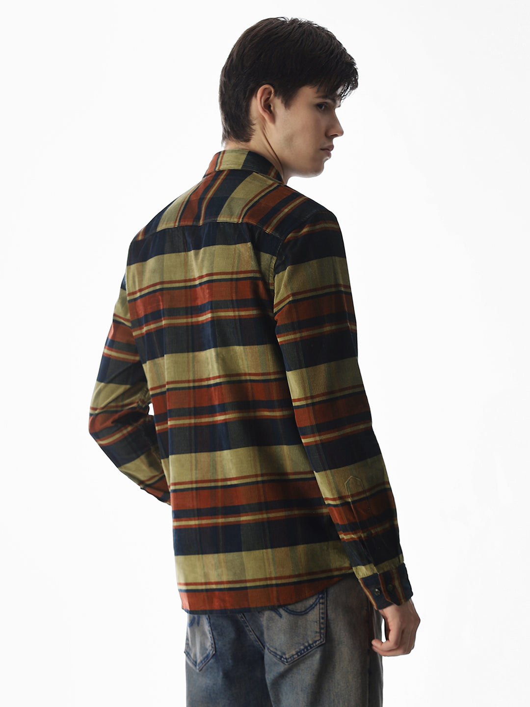 Patch Pocket Check Shirt