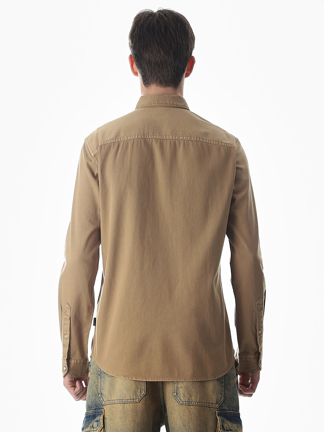 2 Patch Pocket Brown Shirt