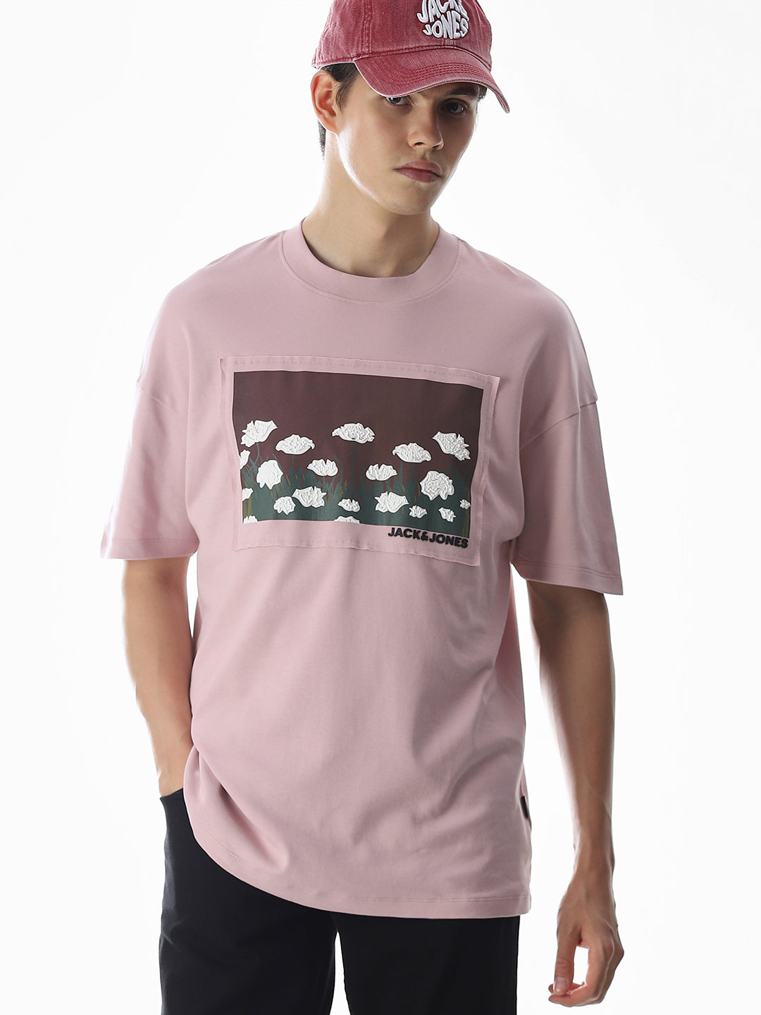 Printed Oversized Cotton T-shirt