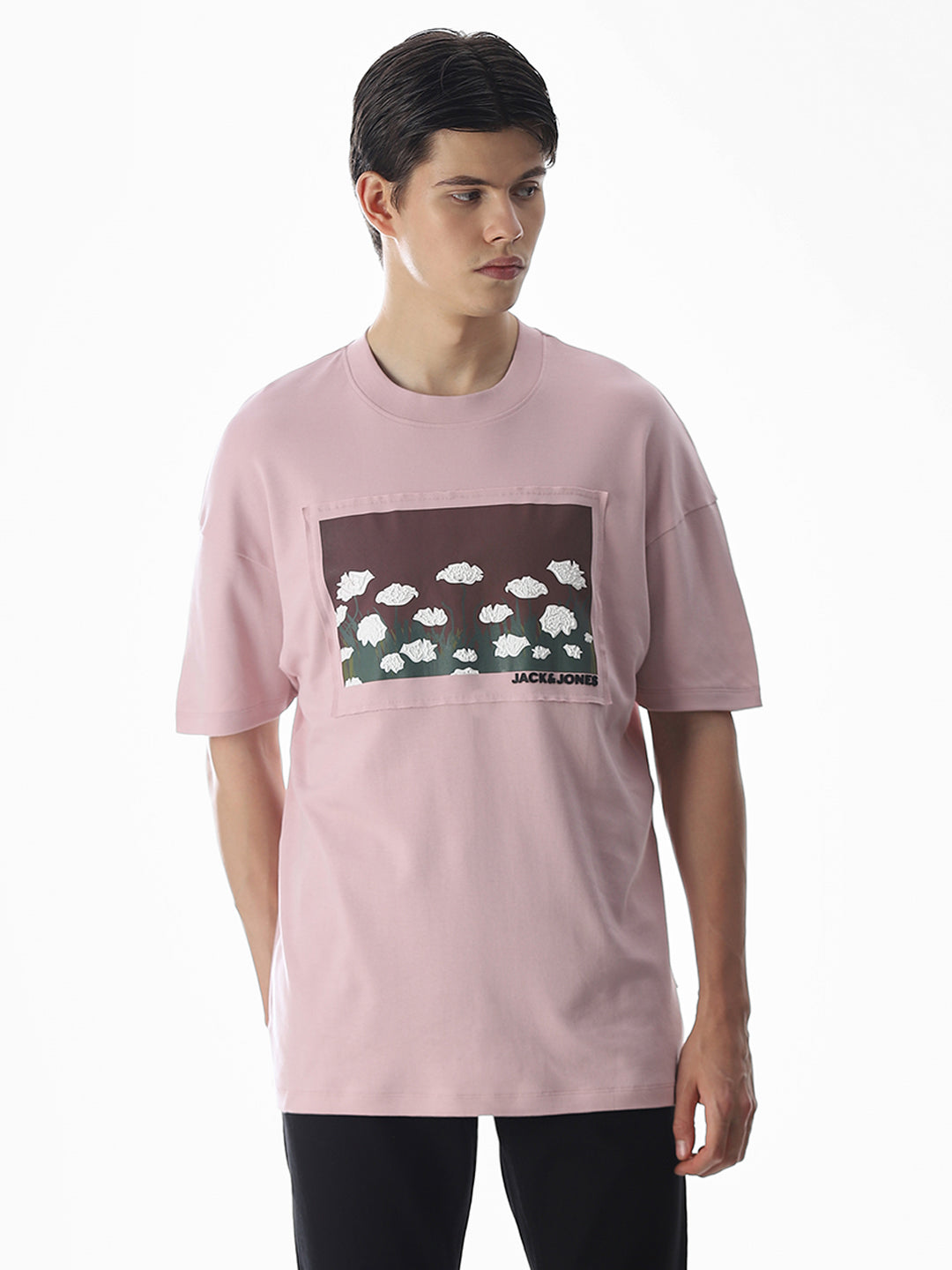 Printed Oversized Cotton T-shirt