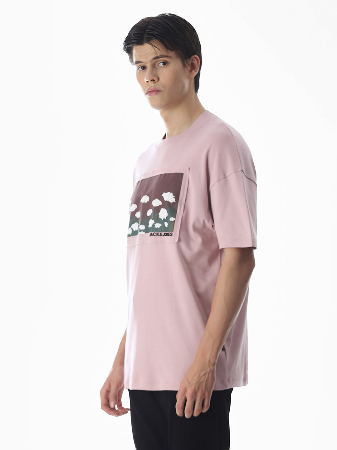 Printed Oversized Cotton T-shirt