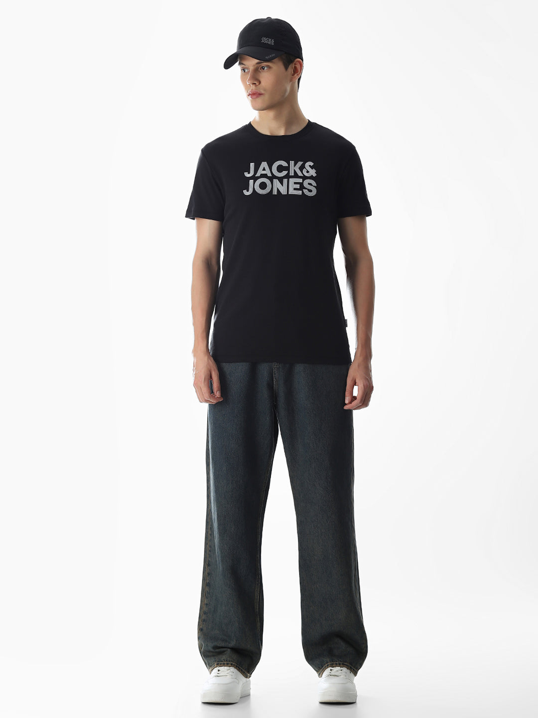 Slim Fit Printed T-shirt - Black