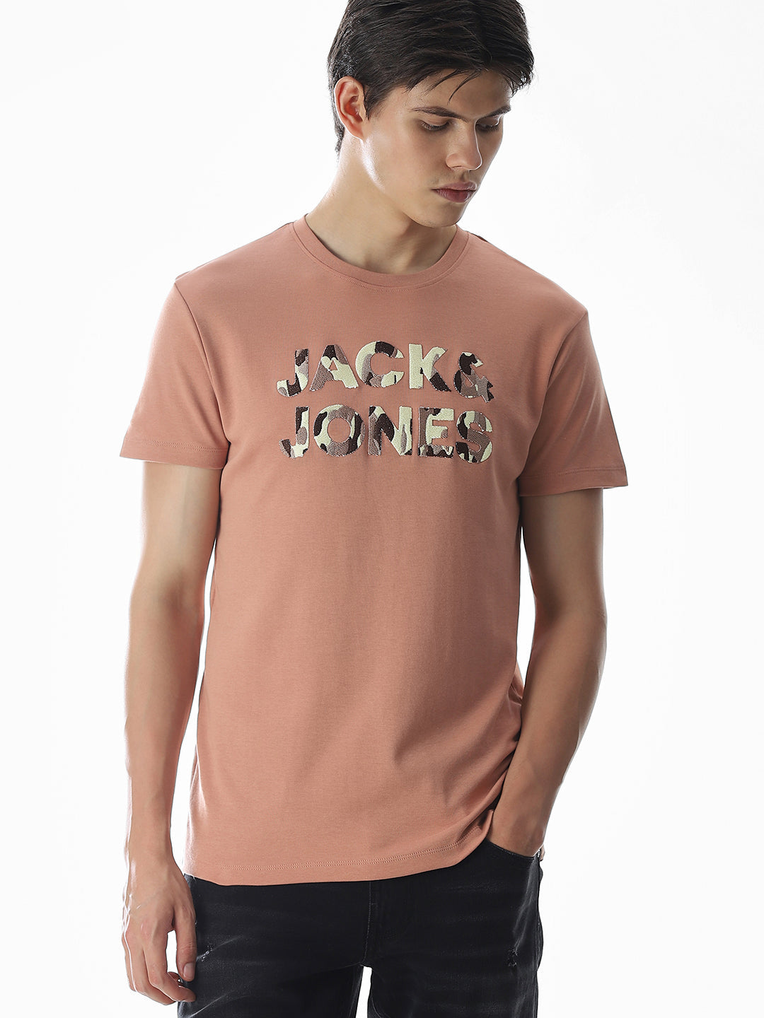 Slim Fit Logo Print T-shirt - S