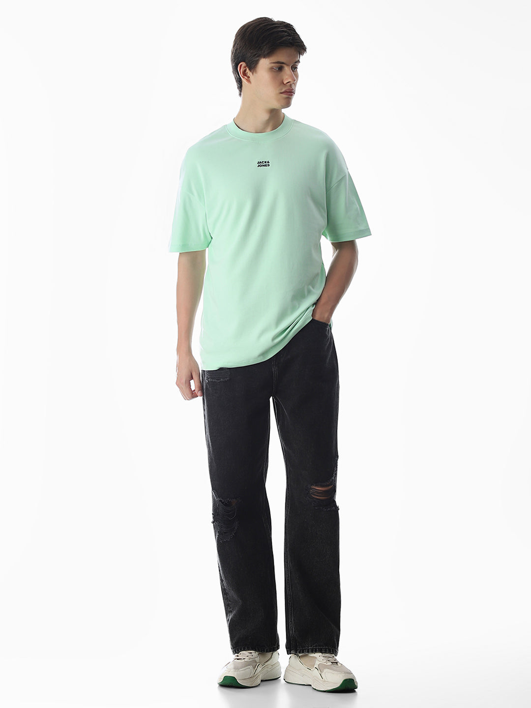 Oversized Logo Print T-shirt