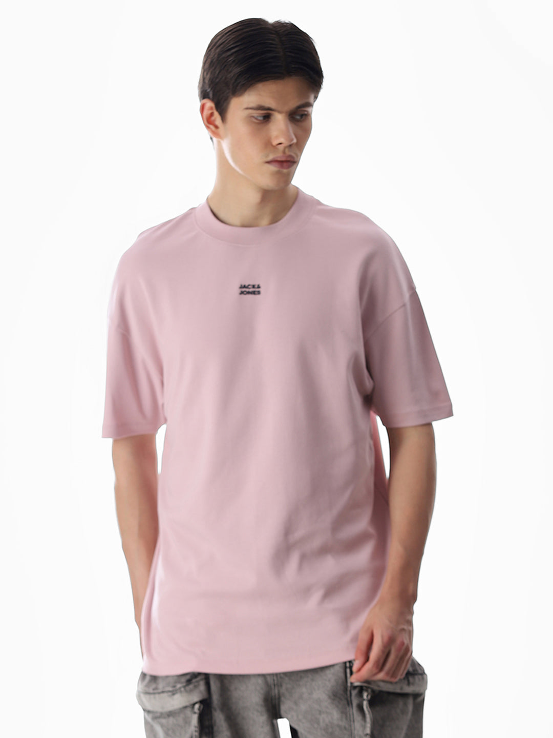 Oversized Logo Print T-shirt - Purple