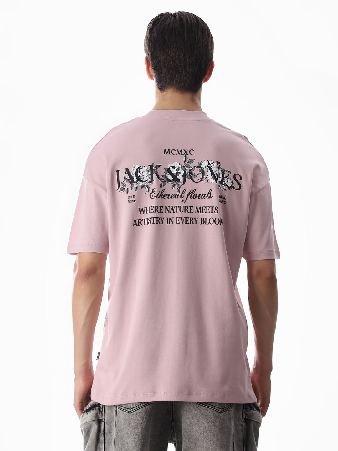 Oversized Logo Print T-shirt - Purple