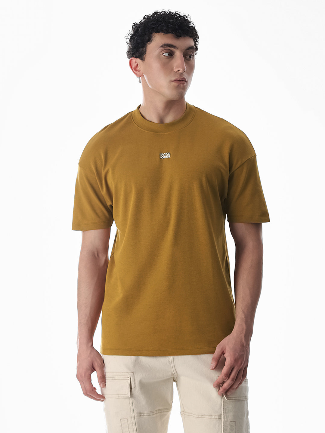 Oversized Knitted Printed T-shirt