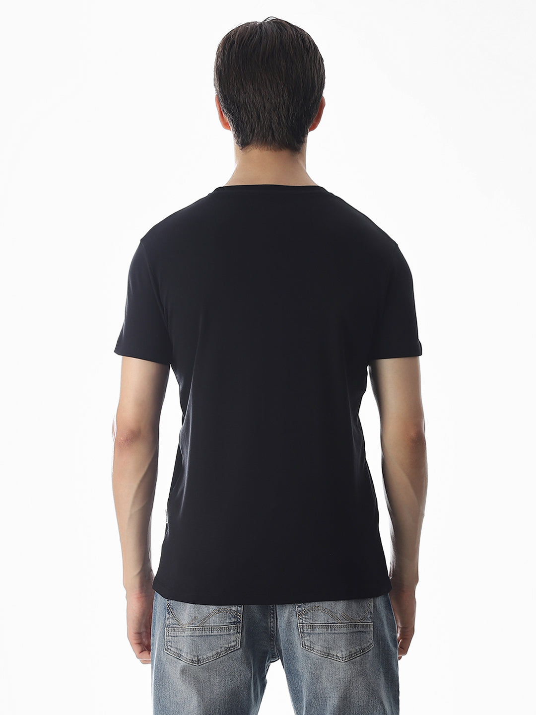 Cut & Sew Slim Fit T-shirt