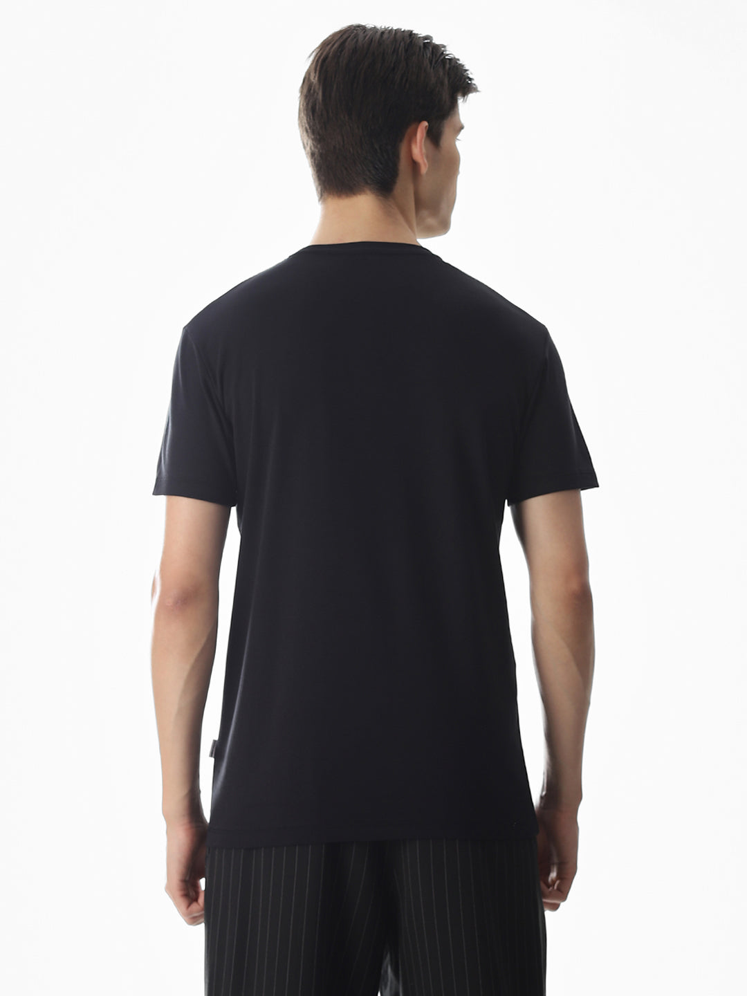 Slim Fit Crew Neck T-shirt - Black