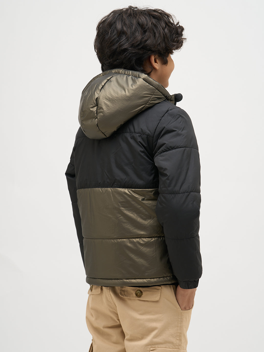 Boys Cut & Sew Colourblocked Jacket