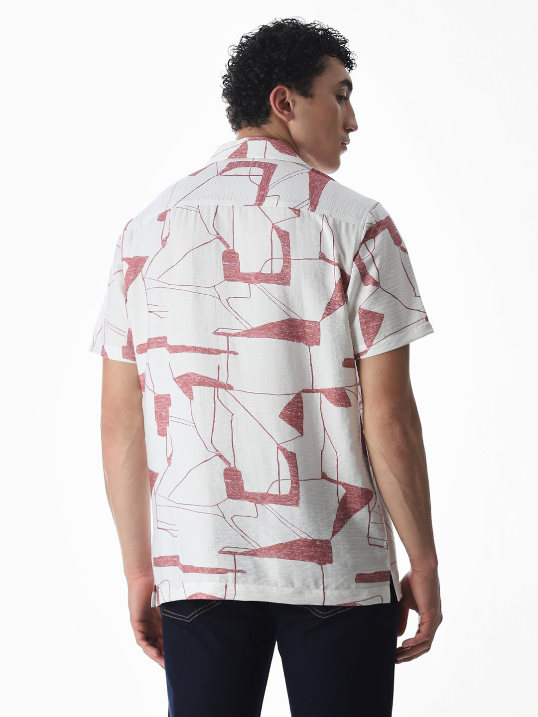 Regular Fit Printed Shirt - Pink