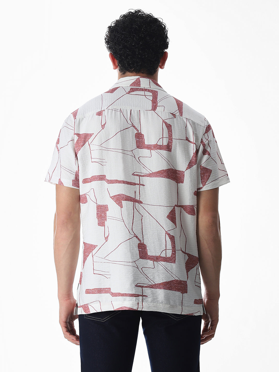 Regular Fit Printed Shirt - Pink