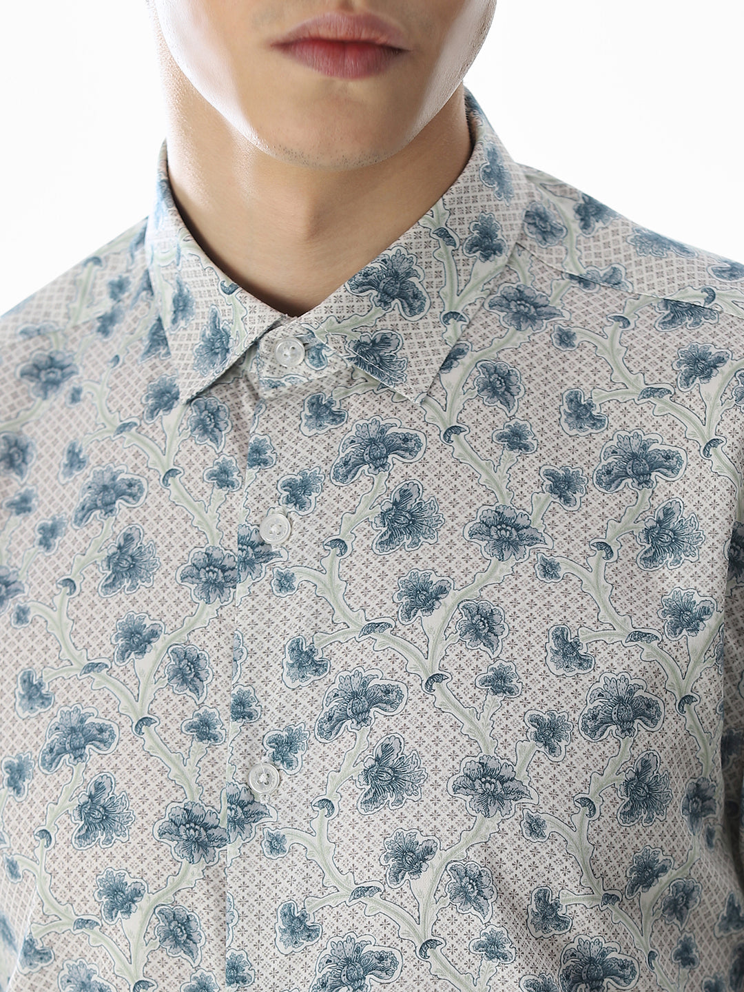 Printed Cotton Full Sleeves Shirt
