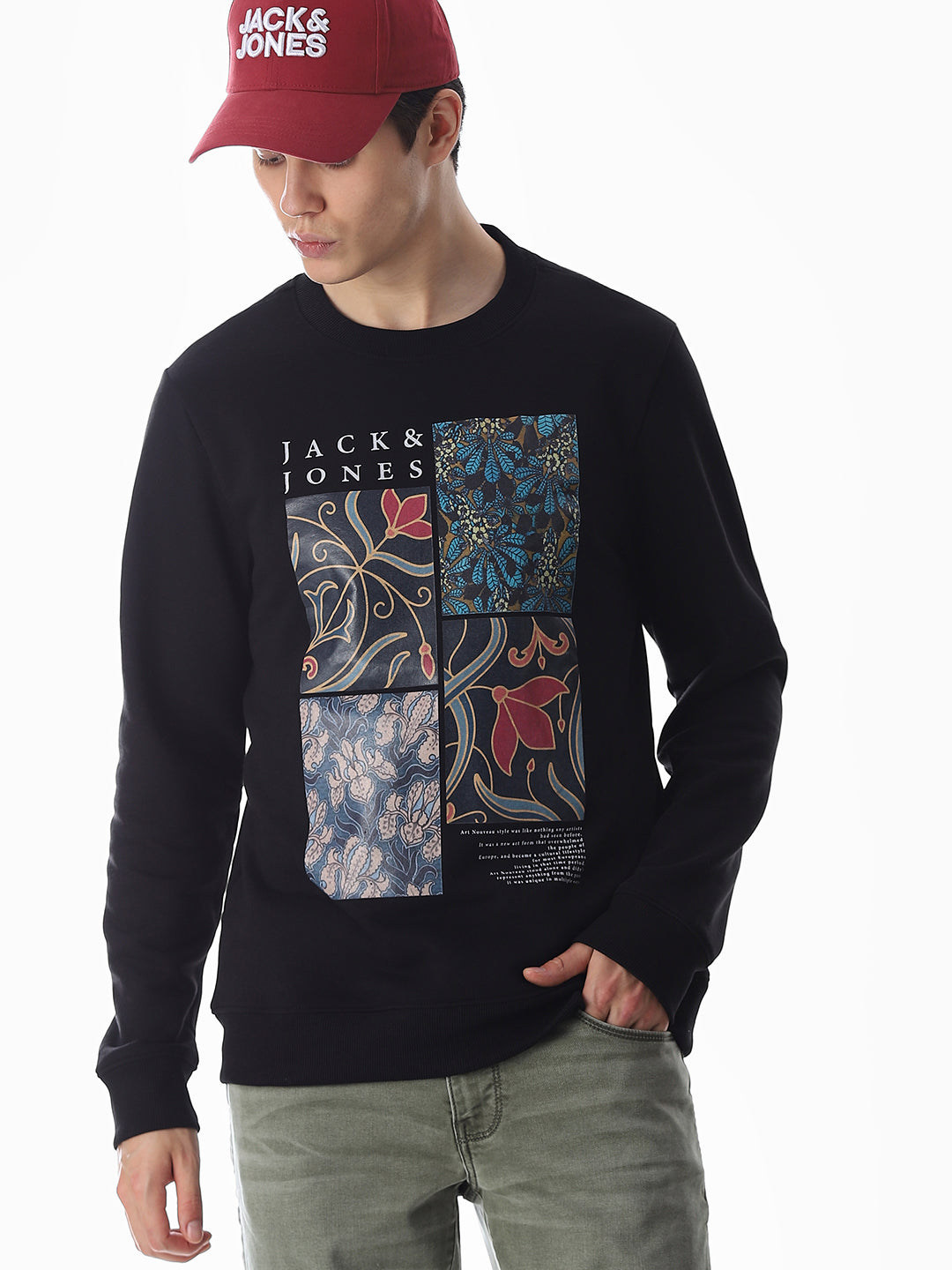 Graphic Print Regular Fit Sweatshirt - S