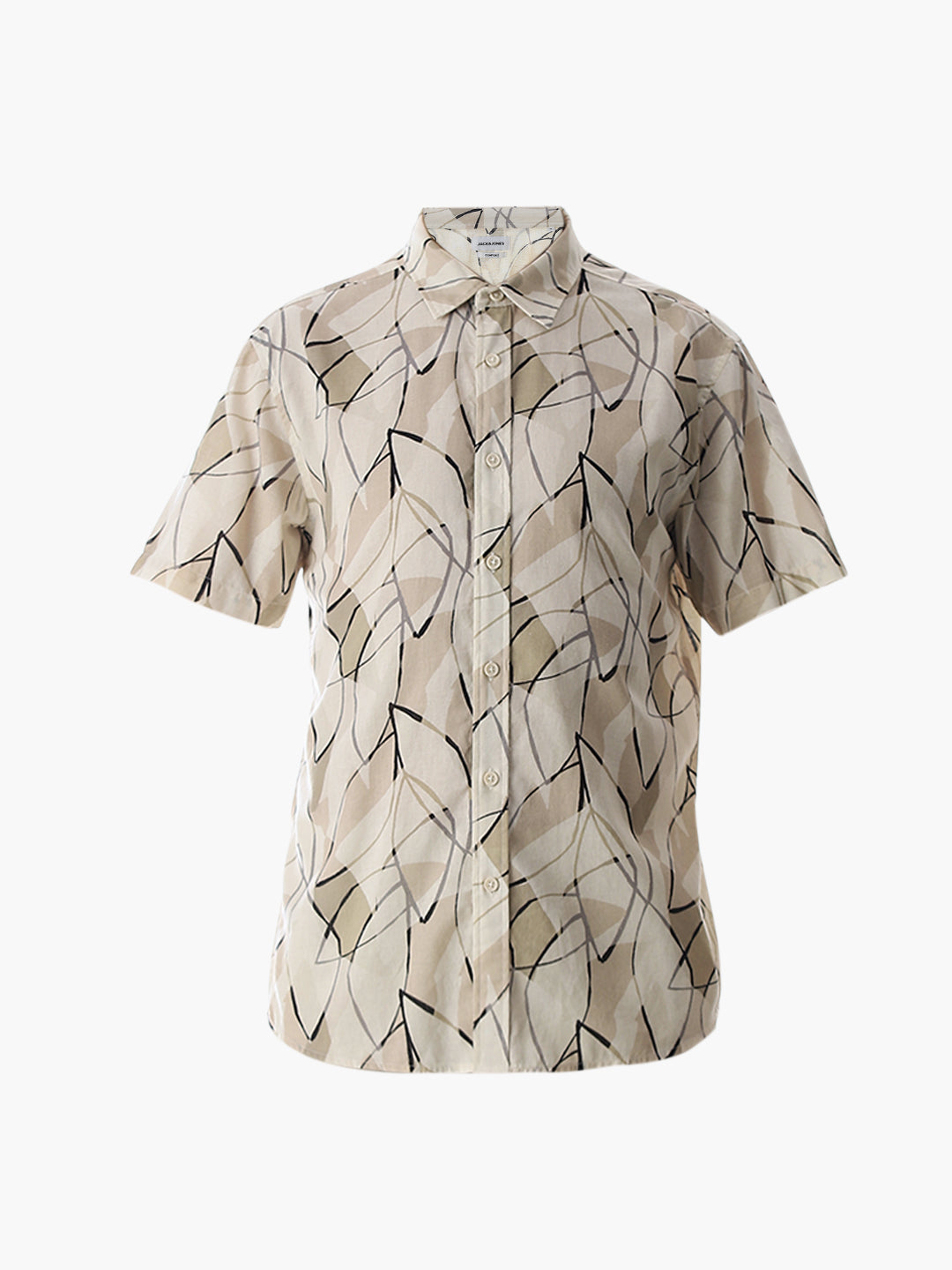 Linen Blend Printed Shirt