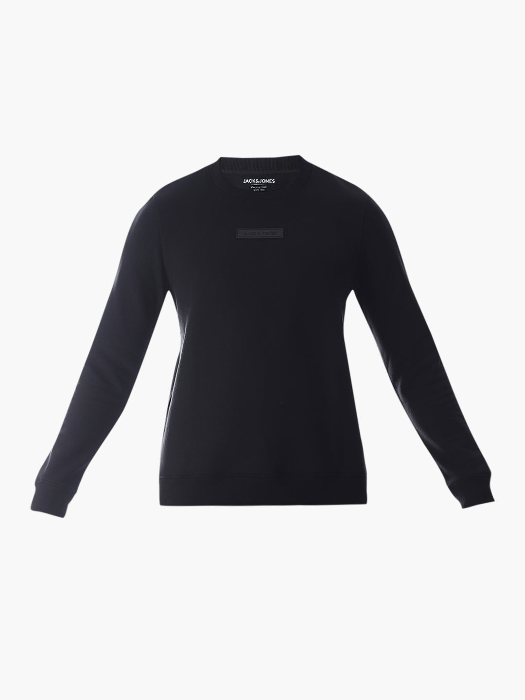 Black Regular Fit Sweatshirt