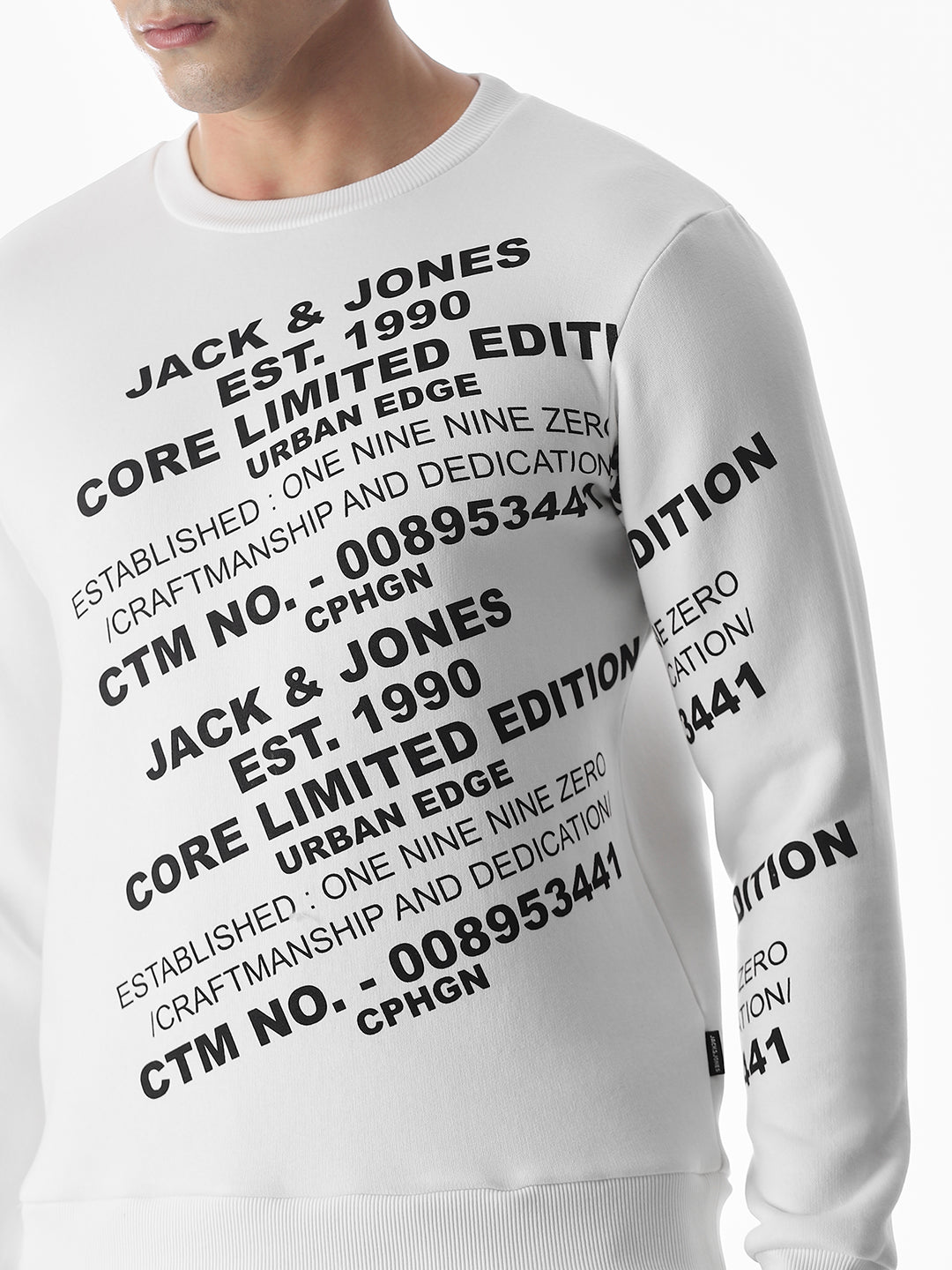 Non-Hooded Printed Sweatshirt