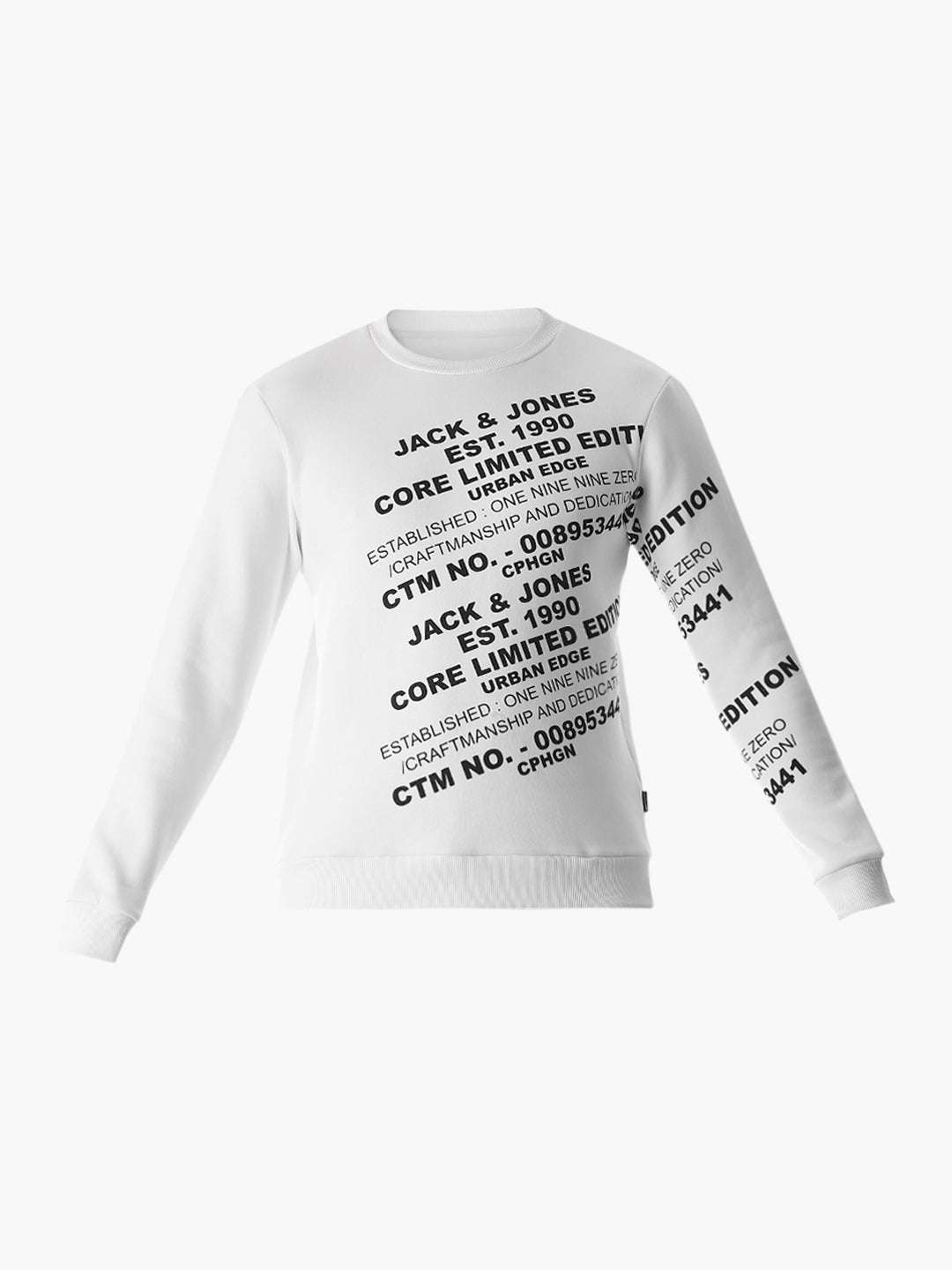 Non-Hooded Printed Sweatshirt