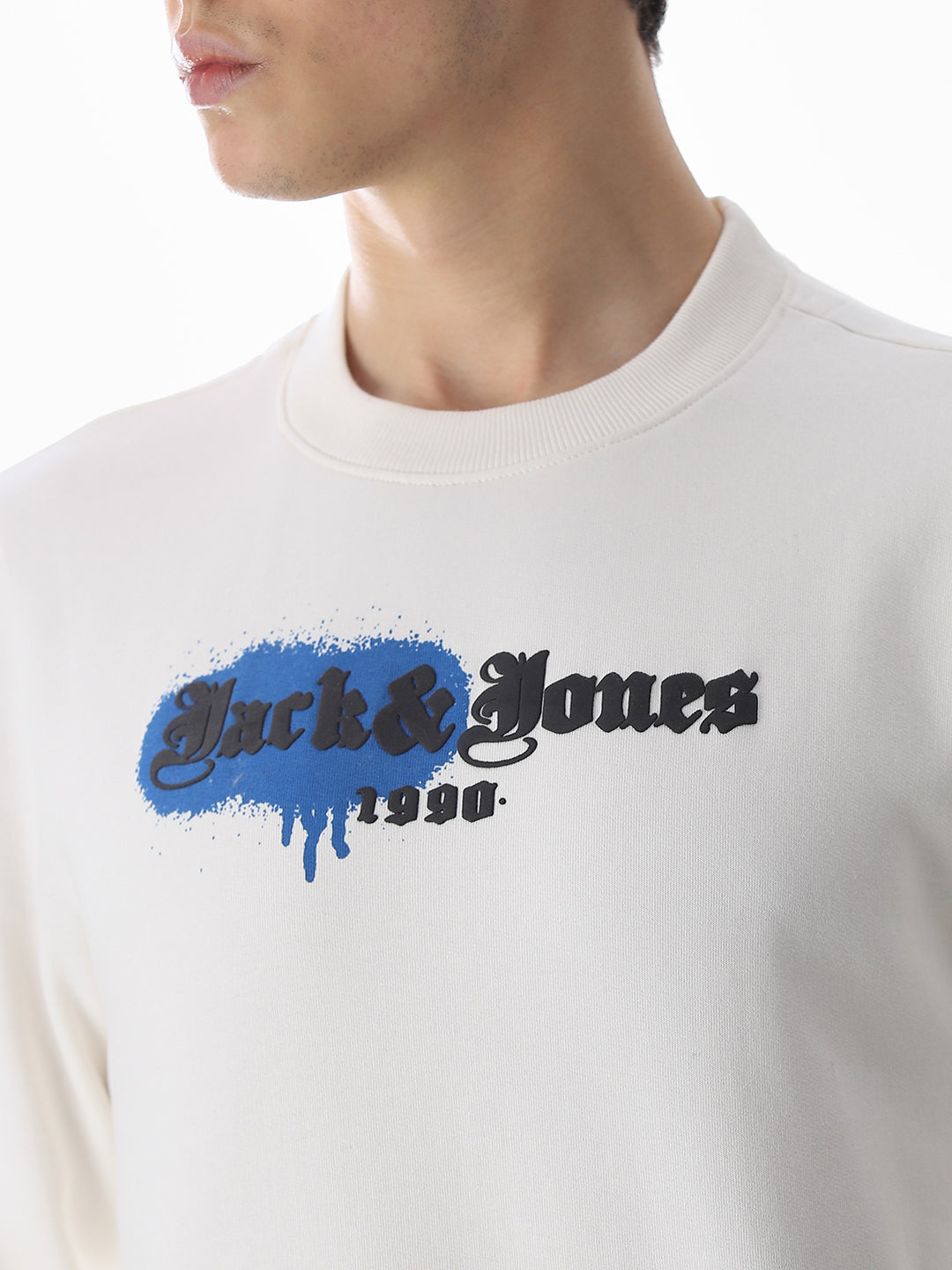 Printed Crew Neck Sweatshirt